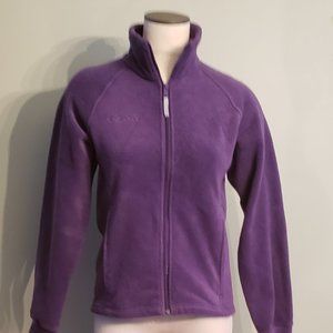 Girls Columbia Fleece Full Zip Jacket Sz 14-16